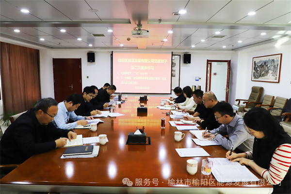 榆陽區(qū)能源發(fā)展有限公司召開春節(jié)前廉政警示教育學(xué)習(xí)會議